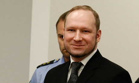 Pedeapsa maxima pentru Breivik: 21 de ani in regim hotelier, cu laptop in camera si sala personala de fitness