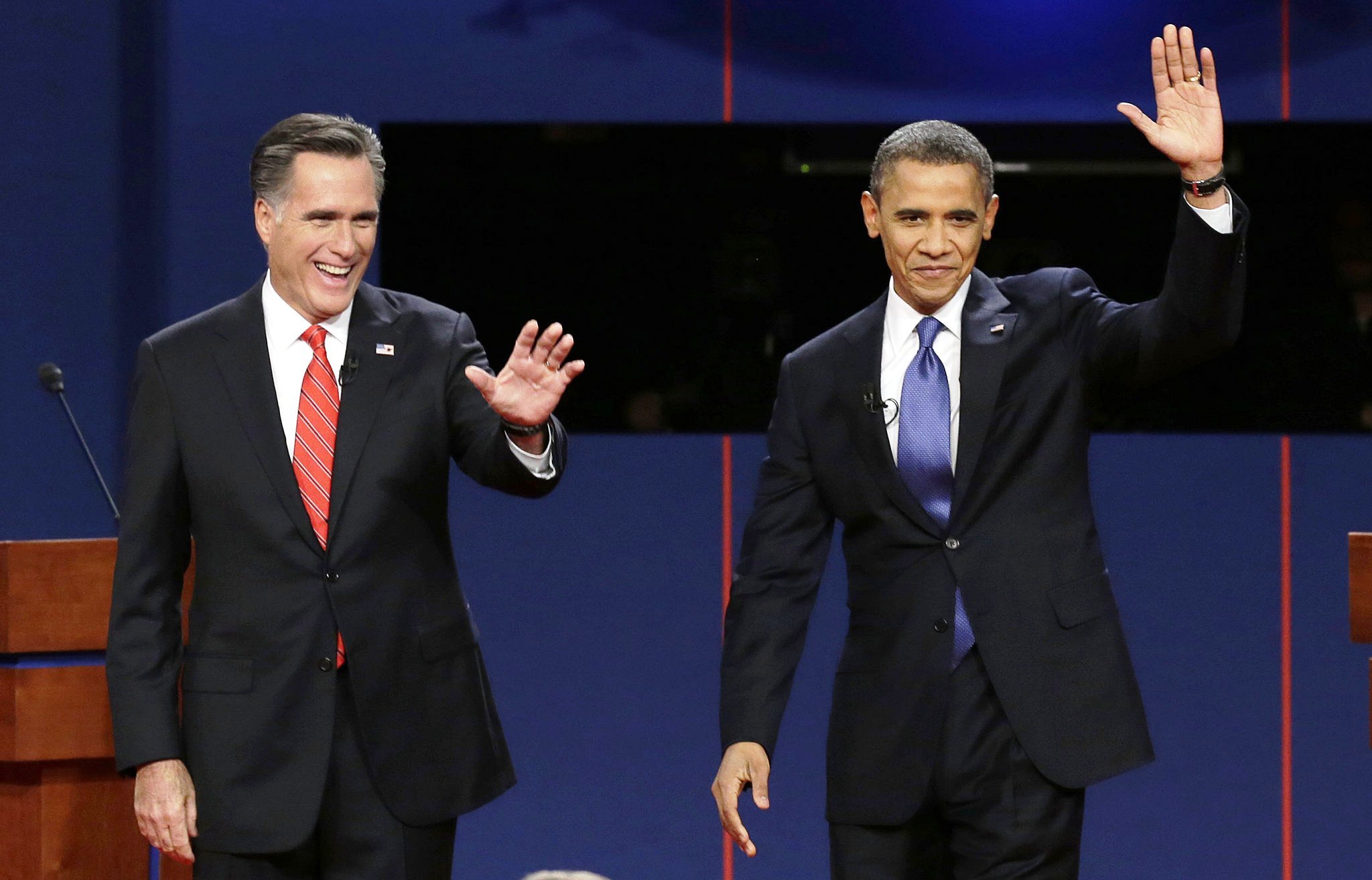 Romney vs Obama. Mitt vs mit.