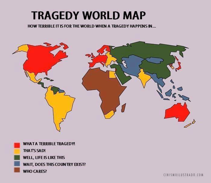 Harta tragediei umane